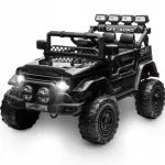 Laste elektriauto HAUSPROFI 12V, kaugjuhtimispuldi, LED-tulede ja Bluetoothiga