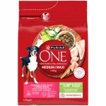 Kuivtoit PURINA ONE Sterilised Medium/Maxi koertele, kalkuniliha ja riisiga, 2,5 kg