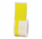 Isetekivad termov&auml;rvilised sildid Niimbot, 25x38+40 mm, kollased, 100 tk.