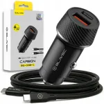 Autolaadija USB-C QC 3.0 PD 48W kaabliga telefonile