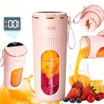 Kaasaskantav kokteiliblender 340ML, reguleeritav kiirus, ABS, roosa