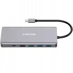 USB-C hub CANYON DS-12, 13 liidest, 4K, hall