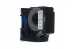 Etiketipael JetWorld Dymo D1, sinine valgel, 24 mm x 7 m (53714)