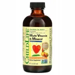 Laste multivitamiinide ja mineraalide vedelik ChildLife 237 ml mango ja apelsini maitsega