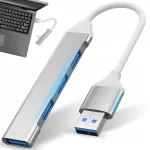 USB jaotur Retoo, 4 USB 3.0 &uuml;hendust, alumiiniumist