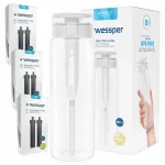 Wessper ActiveMax Clarti 0,68 l klaasist veepudel 7 filtriga