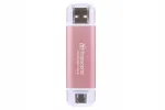 V&auml;line SSD-ketas TRANSCEND ESD310P 1TB, USB 10Gbps, Type-C/A, roosa