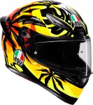 Motorratturi kiiver AGV K1 S Tropicrush must/oranž, suurus S