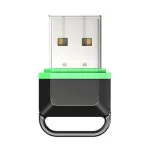 USB Bluetooth 5.3 adapter, must, k&otilde;rvaklappidele, k&otilde;laritele, klaviatuurile ja hiirele