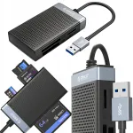 Orico 4in1 USB-A 3.0 SD MicroSD CF MS m&auml;lukaartide lugeja kuni 5 Gb/s kuni 2 TB