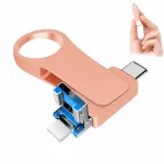 USB-m&auml;lupulk 512GB, 4in1, Lightning, USB-C, USB