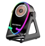 Bluetooth-k&otilde;lar LED-valgustuse, telefonihoidja, induktsioonlaadija, Powerbanki, USB-C ja RGB-ga