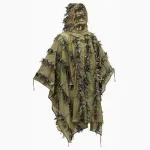 Meeste kamuflaaž pončo PONCHO GHILLIE LEAF US Woodland