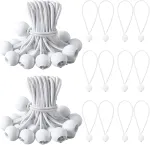 Kummilised telgi kinnitusrihmad palliga, 15 cm, 50 tk