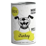 PEPE koerakonservid kalkunilihaga, 99% liha, 400 g, monoproteiin
