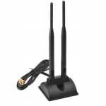 WiFi antenn, kahelaiune, 2,4/5 GHz, k&otilde;iki suundi, RP-SMA, 6 dBi