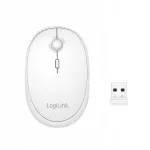 Juhtmevaba hiir LogiLink ID0205, 2,4 GHz / Bluetooth 4.0, valge