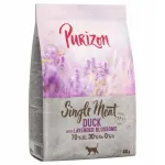 Kassidele m&otilde;eldud teraviljavaba kuivtoit Purizon Single Meat pardiliha ja lavendliga, 400 g