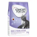 Kuiv toit kassidele CONCEPT FOR LIFE Mum & Young Kittens, 3 kg