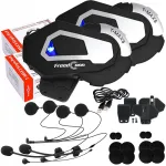 Bluetooth k&auml;ed-vabad seade FreedConn T-Max S V4 poola keelega