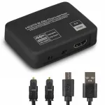 HDMI 2.0 kuni TOSLINK helimuundur ARC TOSLINK CINCH AUX HDCP 4K
