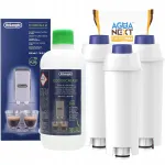 Vee filter Agua Next 3 tk ja originaalne Delonghi katlakivieemaldusvedelik
