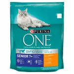 Vanematele kassidele m&otilde;eldud kuivtoit PURINA ONE SENIOR 7+, kanaliha ja teraviljaga, 750 g