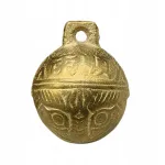 Koera kaelarihma kelluke tiigripeamustriga, 38 mm