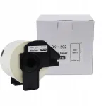 Kleeplipikud Brother DK-11202, must tekst valgel, 100 x 62 mm, 300 tk