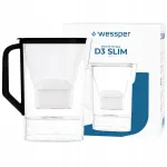 Veefiltrikann Wessper k&uuml;lmikule, must + 1 Wessper veefilter