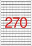 Kleebised APLI, 17,8x10 mm, eemaldatavad, &uuml;mardatud nurgad, 6750 tk