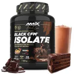 Suhkru- ja s&uuml;sivesikuteta vadakuvalgu isolaat 1kg Amix IsoPrime Black CFM