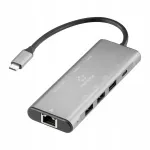 USB-C portide dokipunkt SD lugeja, RJ45, HDMI 4K adapteriga