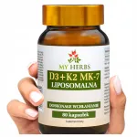 Liposoome sisaldav vitamiin D3 K2 MK-7, 80 kapslit