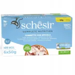 SCHESIR M-Pack m&auml;rg kassitoit tuunikala ja ahvenaga, 6x50g