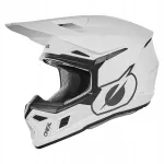 O'Neal 3SRS SOLID mootorratturi kiiver, valge, S (55/56 cm)