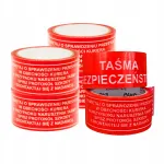 PAKOVA punane kleepuv pakendilint, 48 mm x 50 jardi, 6 tk