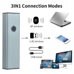 2D 1D QR v&ouml;&ouml;tkoodilugeja 3-in-1 BT ja 2,4 GHz juhtmevaba E3