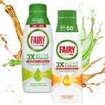 N&otilde;udepesugeel Fairy Platinum Lemon & Agrumi, 2 x 900 ml