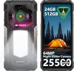 Vastupidav Ulefone Armor 33 telefon, 25500mAh aku, 24GB+512GB, 66W laadimine