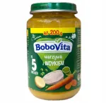 K&ouml;&ouml;giviljade ja kalkunilihaga p&uuml;ree BoboVita, alates 5. kuust, 200 g
