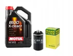 &Otilde;lifilter Mann koos Motul 5W30, sobib VW Transporter T5 TSI