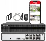 IP videosalvesti 8xPoE 8 kanalit 2K Hikvision HikConnect rakendusega