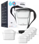 Dafi CRYSTAL LED must veefiltri kannikomplekt 6 Unimax kassettidega