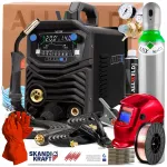 Keevitusmasin SPARTUS EASYMIG 210 LED, 230V, 200A, TIG Lift, MMA, FLUX, IGBT