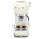 Espresso kohvimasin Smeg ECF02CREU, 1 l, 1350 W, 15 bar, kreemikas