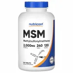 Toidulisand Nutricost MSM, 240 tabletti (1000 mg)