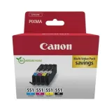 Canon CLI 551 CMYK printerikassettide komplekt