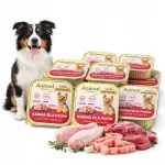 M&auml;rg koeratoit 150 g x 11, linnuliha, kalkuniliha ja lambalihaga, pasteet