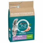 Kuiv kassitoit PURINA ONE Sensitive kalkunilihaga, 2 x 2,8 kg pakk